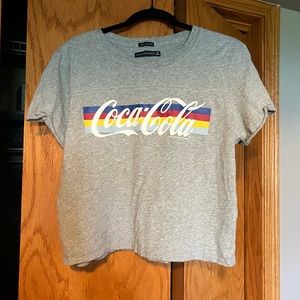 Abercrombie and fitch coca cola shirt, size: medium